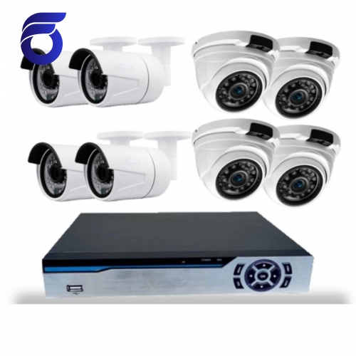 پکیج دوربین مداربسته 8کانال HD 2Mp هایک ویژن شماره FH-H208