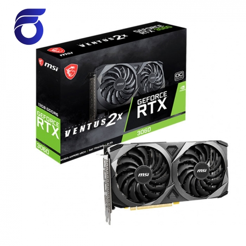 کارت گرافیک ام اس آی مدل MSI GeForce RTX 3060 VENTUS 2X 12G OC    فروشگاه اینترنتی قطعات کامپیوتر   فروشگاه اینترنتی قطعات لپ تاپ   فروش اینترنتی کارت گرافیک RTX 3060   لوازم جانبی