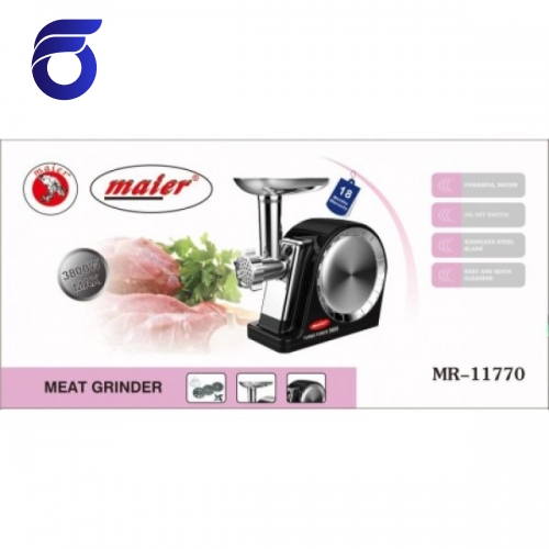 چرخ گوشت مایر مدل MR-11770   چرخ گوشت مایر مدل Mr-11770   چرخ گوشت مایرمدل  با قدرت 2000 وات   چرخ گوشت مایر   قیمت چرخ گوشت   فروشگاه اینترنتی لوازم خانگی  کمترین قیمت چرخ گوشت   چرخ گوشت قس