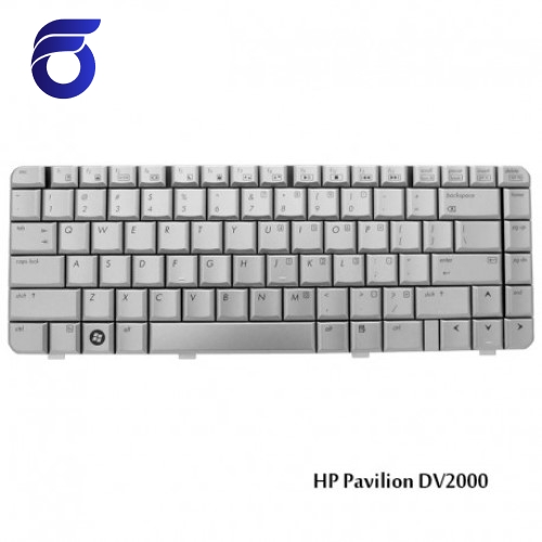 کیبورد لپ تاپ اچ پی HP Pavilion DV2000 Laptop Keyboard نقره ای    کیبورد لپ تاپ اچ پی مدل Pavilion DV2000    قطعات لپ تاپ   تعمیرات فوق تخصصی لپ تاپ تهران  فروش قطعات تعمیری لپ تاپ  مرکز پخش