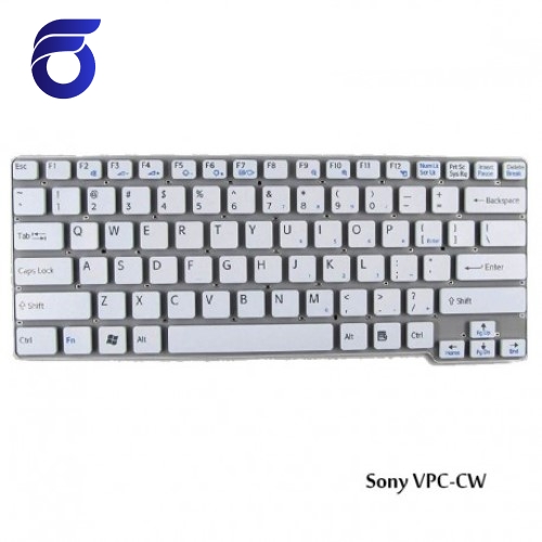 کیبورد لپ تاپ سونی VPC-CW سفید-اینترکوچک بدون فریم   کیبورد لپ تاپ سونی VPC-CW   کیبرد لپ تاپ سونی مدل VPC-CW    قطعات لپ تاپ   تعمیرات فوق تخصصی لپ تاپ تهران  مرکز پخش قطعات لپ تاپ در تهران