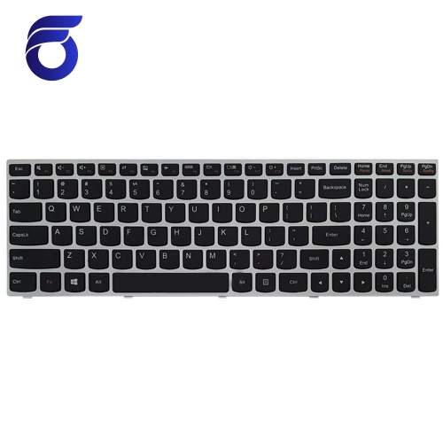 کیبرد لپ تاپ لنوو IdeaPad G50-70 مشکی-بدون بک لایت-با فریم نقره ای    کیبورد لپ تاپ لنوو G50-70   تعمیرات فوق تخصصی لپ تاپ تهران   فروش قطعات تعمیری لپ تاپ   مرکز پخش قطعات لپ تاپ تهران