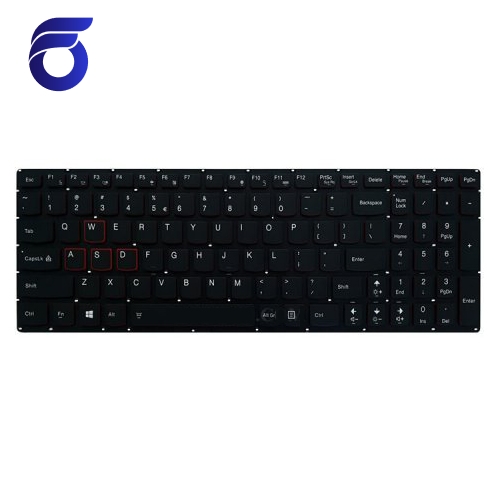 کیبرد لپ تاپ لنوو IdeaPad Y700 مشکی-با بک لایت-بدون فریم   کیبورد لپ تاپ لنوو IdeaPad Y700   تعمیرات فوق تخصصی لپ تاپ تهران   فروش قطعات تعمیری لپ تاپ   مرکز پخش قطعات لپ تاپ تهران