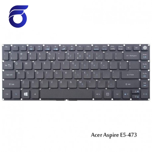 کیبورد لپ تاپ ایسر Acer Aspire E5-473 Laptop Keyboard   کیبورد لپ تاپ ایسر E5-473   کیبرد لپ تاپ ایسر مدل E5-473 مشکی   قطعات لپ تاپ   تعمیرات فوق تخصصی لپ تاپ تهران   فروش قطعات تعمیری لپ تا