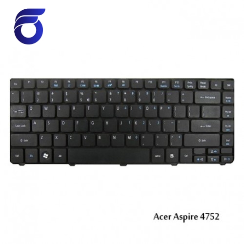 Acer Aspire 4752 Laptop Keyboard   کیبورد لپ تاپ ایسر4752 مشکی   کیبرد لپ تاپ ایسر مدل4752  قطعات لپ تاپ   تعمیرات فوق تخصصی لپ تاپ تهران   فروش قطعات تعمیری لپ تاپ  مرکز پخش قطعات لپ تاپ در
