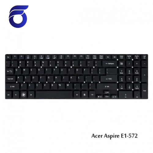 کیبورد لپ تاپ ایسر E1-572 مشکی بدون فریم  Acer Aspire E1-572 Laptop Keyboard   کیبورد لپ تاپ ایسر E1-572 مشکی   کیبرد لپ تاپ ایسر مدل E1-572   قطعات لپ تاپ   تعمیرات فوق تخصصی لپ تاپ تهران
