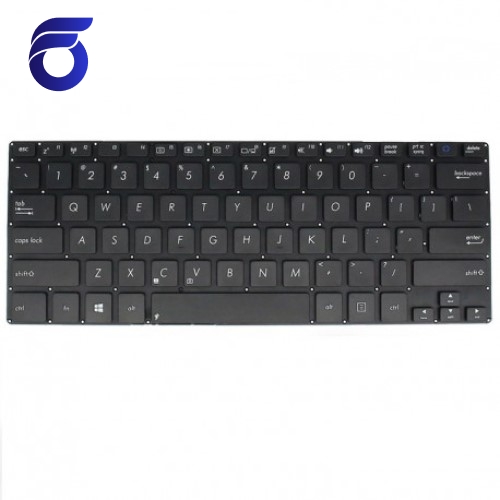 کیبورد لپ تاپ ایسوس Asus S300 Laptop Keyboard مشکی-اینتر کوچک-بدون فریم