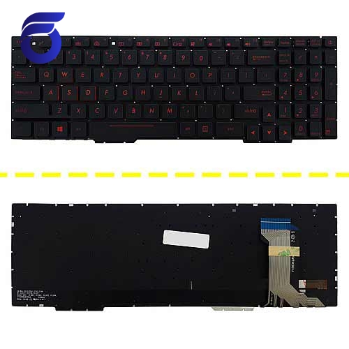 کیبرد لپ تاپ ایسوس GL553-FX553 مشکی-اینترکوچک-با بک لایت و کلید پاور کیبرد لپ تاپ ایسوسGL553 کیبرد لپ تاپ ایسوس GL553-FX553 کیبرد لپ تاپ ایسوس FX553 مرکز پخش قطعات لپ تاپ تهران فر