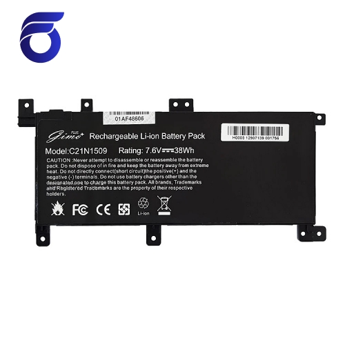 باتری لپ تاپ ایسوس Battery Asus X556 C21N1509_Gimo Plus مشکی داخلی-38 وات ساعت   باتری اورجینال لپ تاپ ایسوس X556      باتری لپ تاپ ایسوس X556    نمایندگی فروش قطعات لپ تاپ ایسوس در تهران