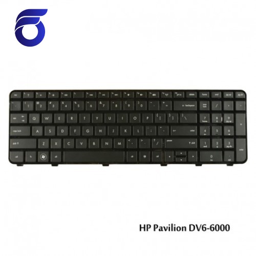 کیبورد لپ تاپ اچ پی DV6-6000 مشکی-با فریم HP Pavilion DV6-6000 Laptop Keyboard