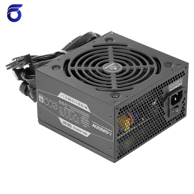 منبع تغذیه گرین مدل Green GP500A-ECO