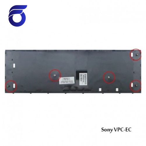 کیبورد لپ تاپ سونی Sony VPC-EC Laptop Keyboard مشکی- با قاب