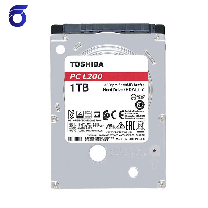 هارد دیسک داخلی لپ تاپ توشیبا مدل Toshiba L200 1TB 128MB