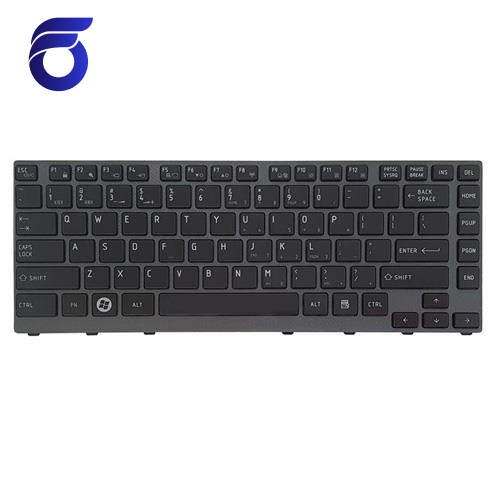 کیبورد لپ تاپ توشیبا Satellite M640 مشکی-با فریم طوسی
