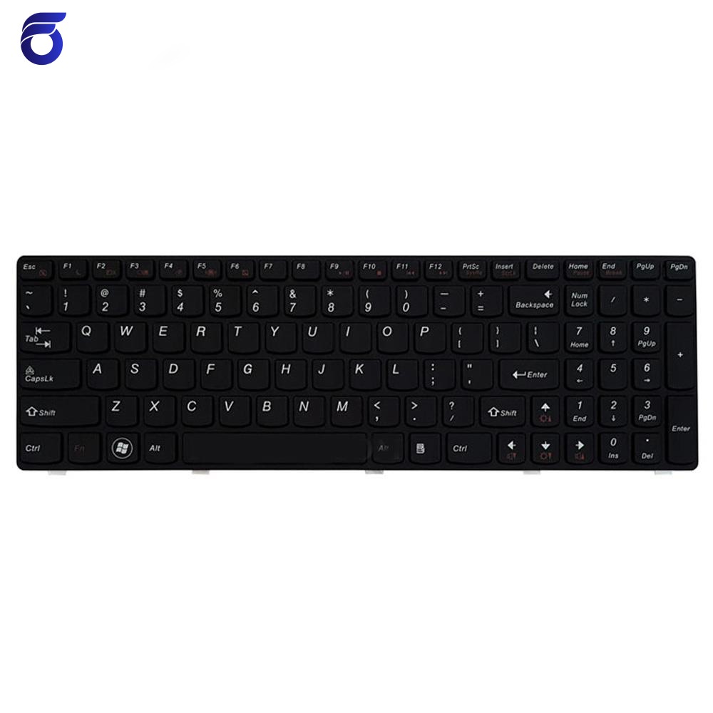 کیبورد لپ تاپ لنوو IdeaPad Z560-G570 مشکی-با فریم