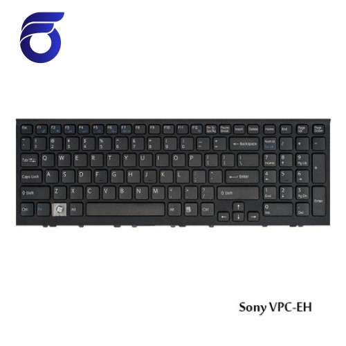 کیبورد لپ تاپ سونی Sony VPC-EH Laptop Keyboard مشکی-بافریم