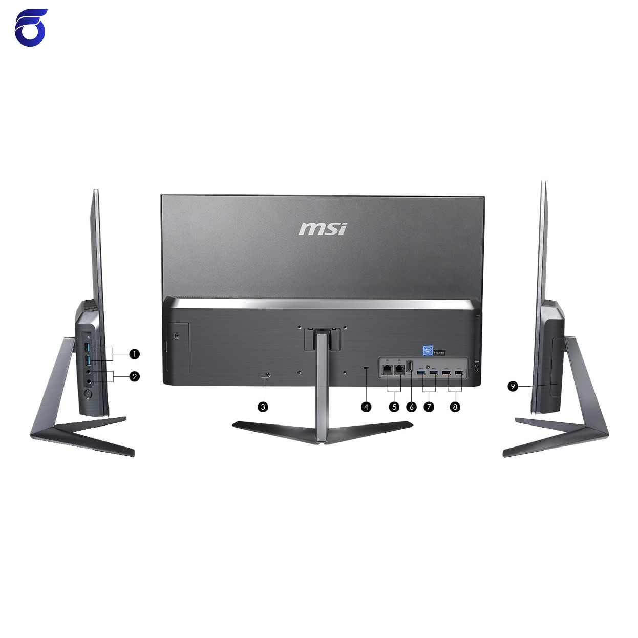 کامپیوتر بدون کیس ام اس آی مدل msi Pro 24X 10M i3 8GB 256SSD Intel