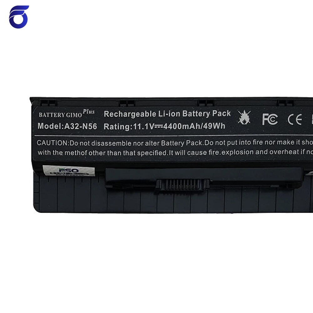 باتری لپ تاپ ایسوس Battery Laptop Asus N46-6Cell Gimo Plus