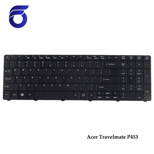 کیبورد لپ تاپ ایسر P453 مشکی - با دکمه پهن Acer Travelmate P453 Laptop Keyboard