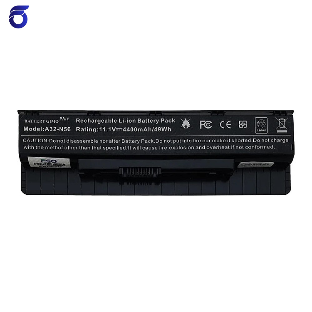 باتری لپ تاپ ایسوس Battery Laptop Asus N46-6Cell Gimo Plus