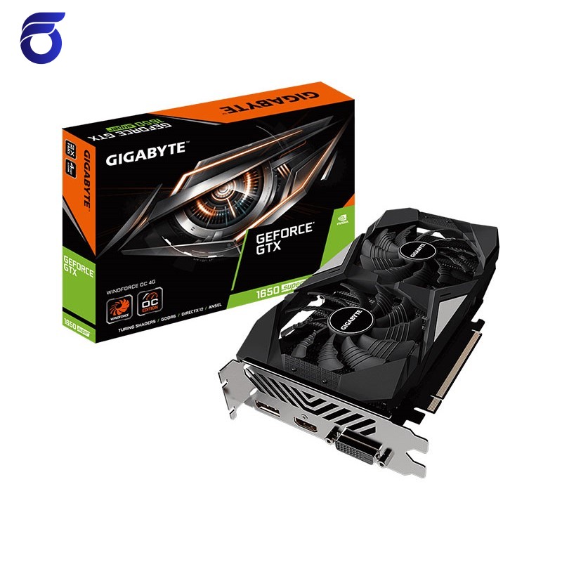 کارت گرافیک گیگابایت مدل GIGABYTE GeForce GTX1650 SUPER WINDFORCE OC 4GB