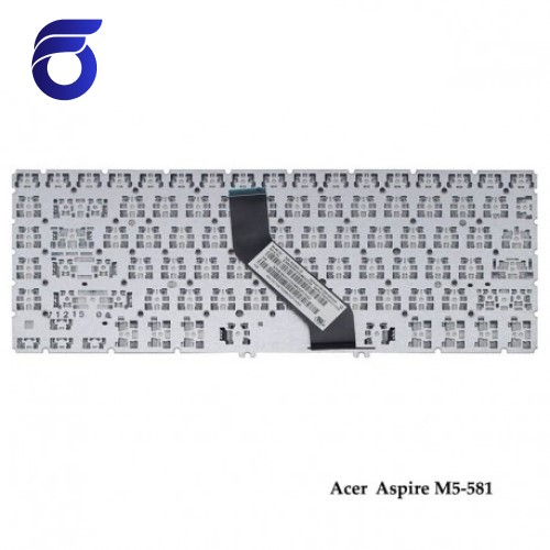 کیبورد لپ تاپ ایسر Acer Aspire M5-581 Laptop Keyboard مشکی-اینتر کوچک-بدون فریم