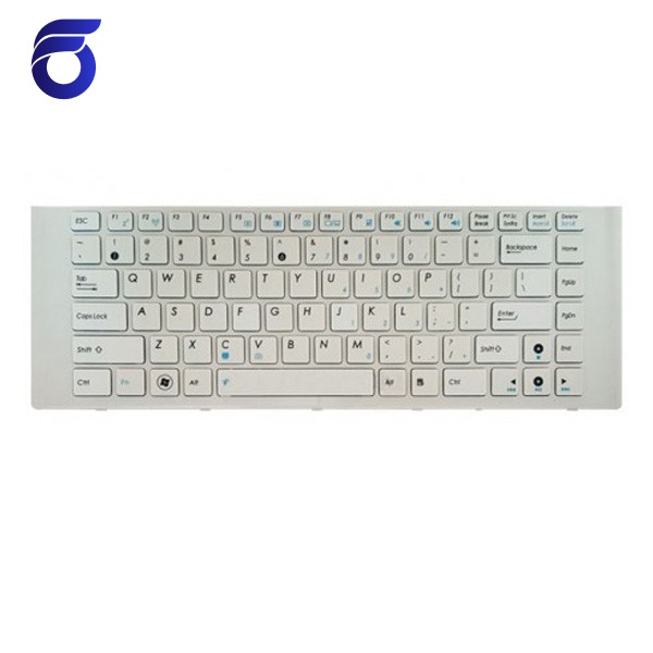 کیبورد لپ تاپ ایسوس A40 سفید-اینترکوچک بافریم