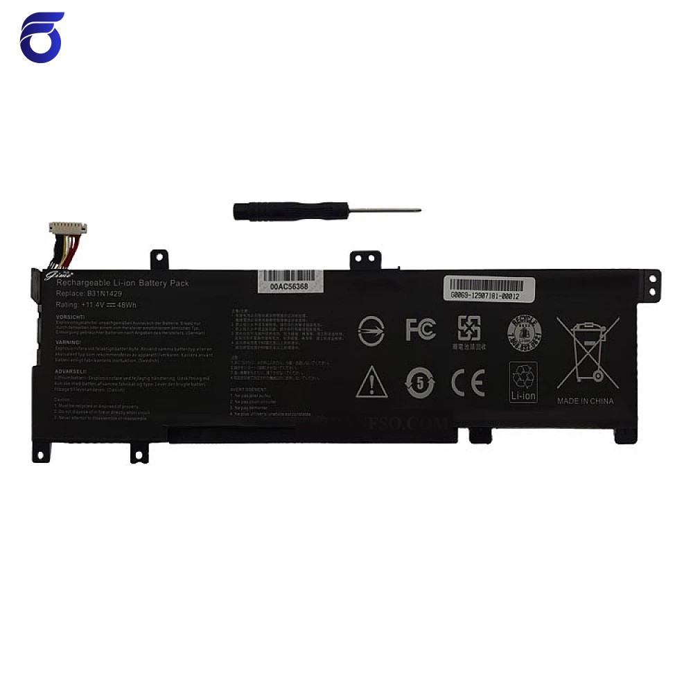 باتری لپ تاپ ایسوس K501_B31N1429_Gimo Plus داخلی