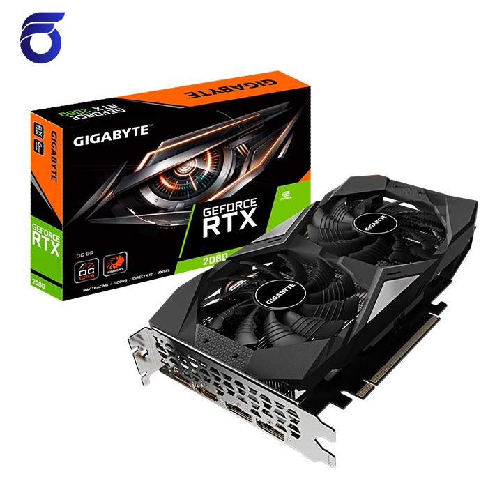کارت گرافیک گیگابایت مدل Gigabyte GeForce RTX2060 OC 6G