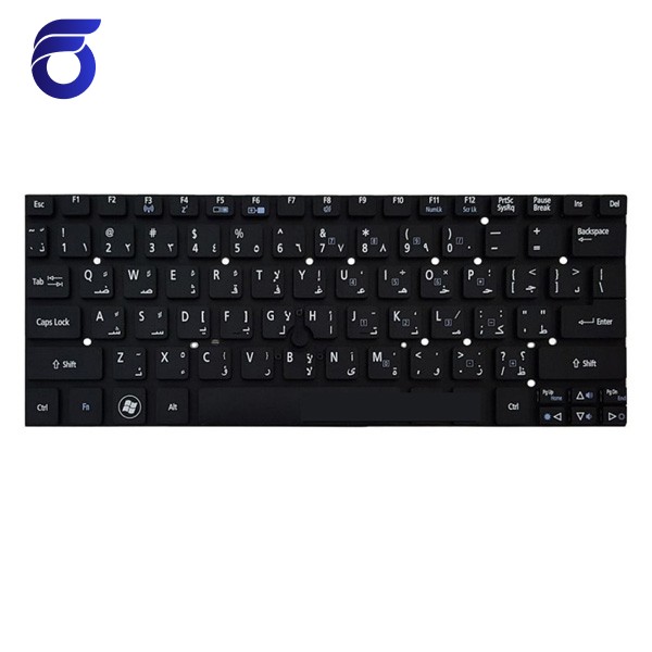 کیبورد لپ تاپ ایسر Iconia W500 مشکی-اینترکوچک باموس بدون فریم