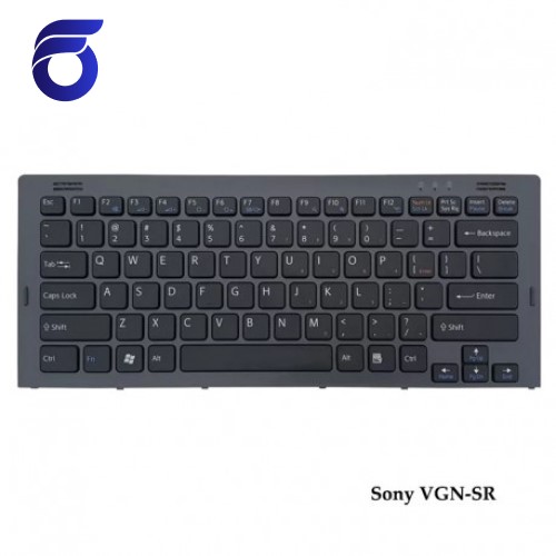 کیبورد لپ تاپ سونی VGN-SR اینتر کوچک-بافریم نوک مدادی Sony VGN-SR Laptop Keyboard