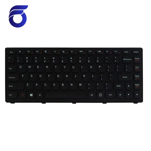 کیبورد لپ تاپ لنوو IdeaPad Z410-S410 مشکی-بافریم فلت صاف