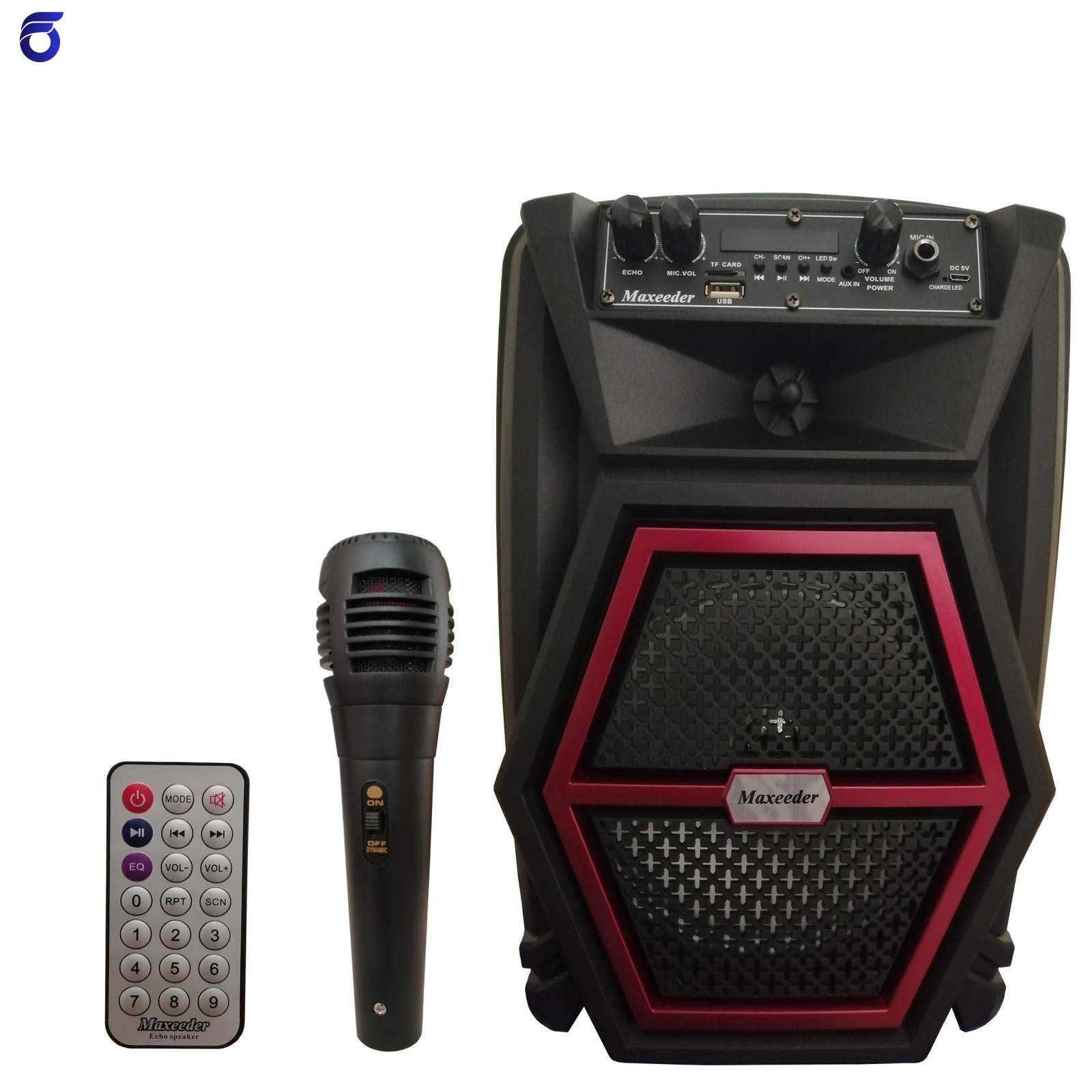 پخش کننده خانگی قابل حمل مکسیدر مدل MX-ES 1081 به همراه میکروفون KC803