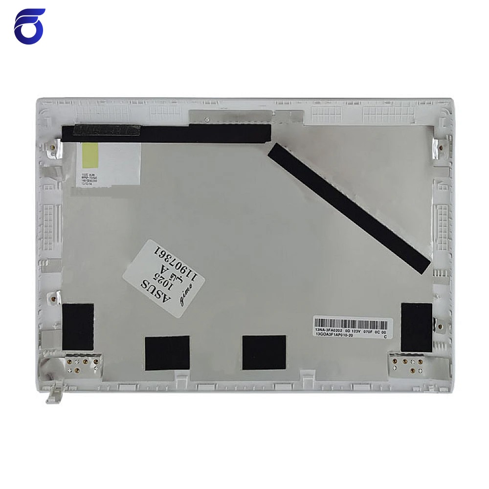 قاب پشت ال سی دی لپ تاپ ایسوس Eee PC 1025 سفید-خط و خش دار بدون کاور لولا
