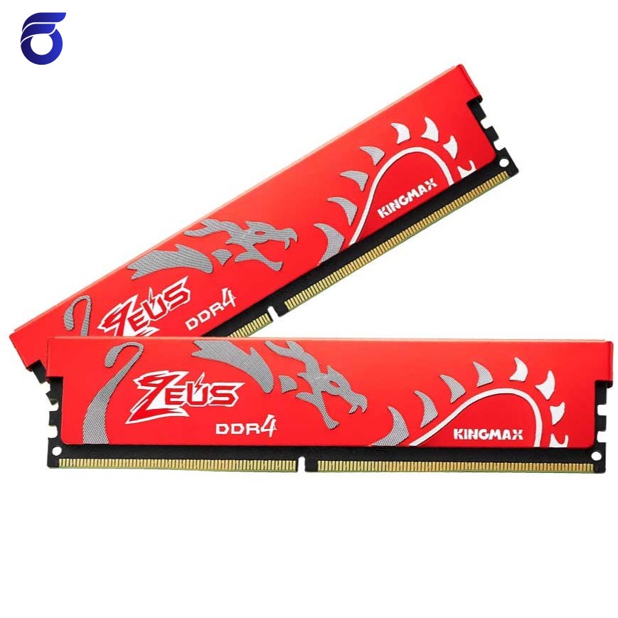 حافظه رم دسکتاپ کینگ مکس مدل Kingmax Zeus Dragon 8GB DDR4 3000Mhz