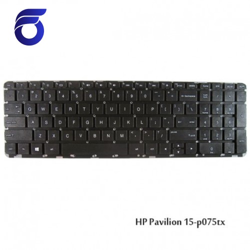 کیبورد لپ تاپ اچ پی 15-p075tx مشکی- اینترکوچک HP Pavilion 15-p075tx Laptop Keyboard