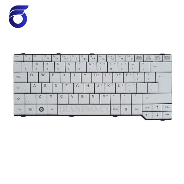 کیبورد لپ تاپ فوجیتسو Lifebook 6515-6545-3650 سفید