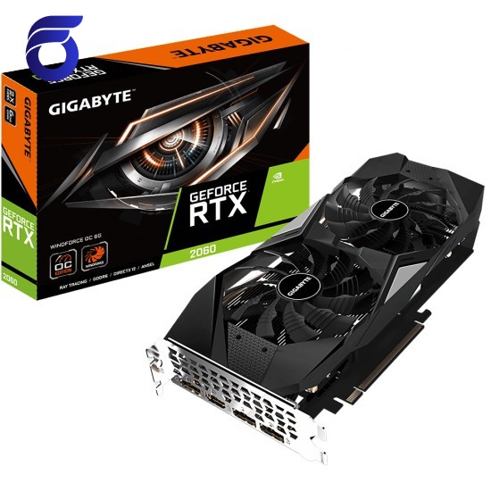 کارت گرافیک GIGABYTE RTX 2060 Windforce OC 6G