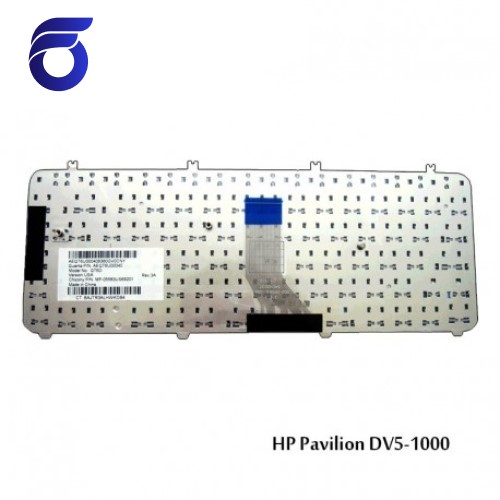 کیبورد لپ تاپ اچ پی DV5-1000 نقره ای HP Pavilion DV5-1000 Laptop Keyboard