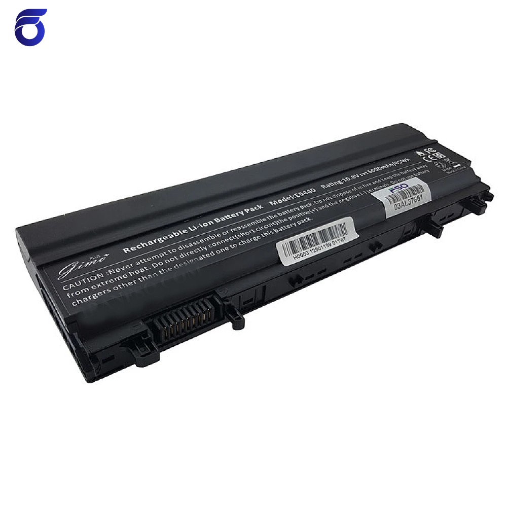 باتری لپ تاپ دل Latitude E5440_VV0NF 9Cell Gimo Plus مشکی-65 وات ساعت