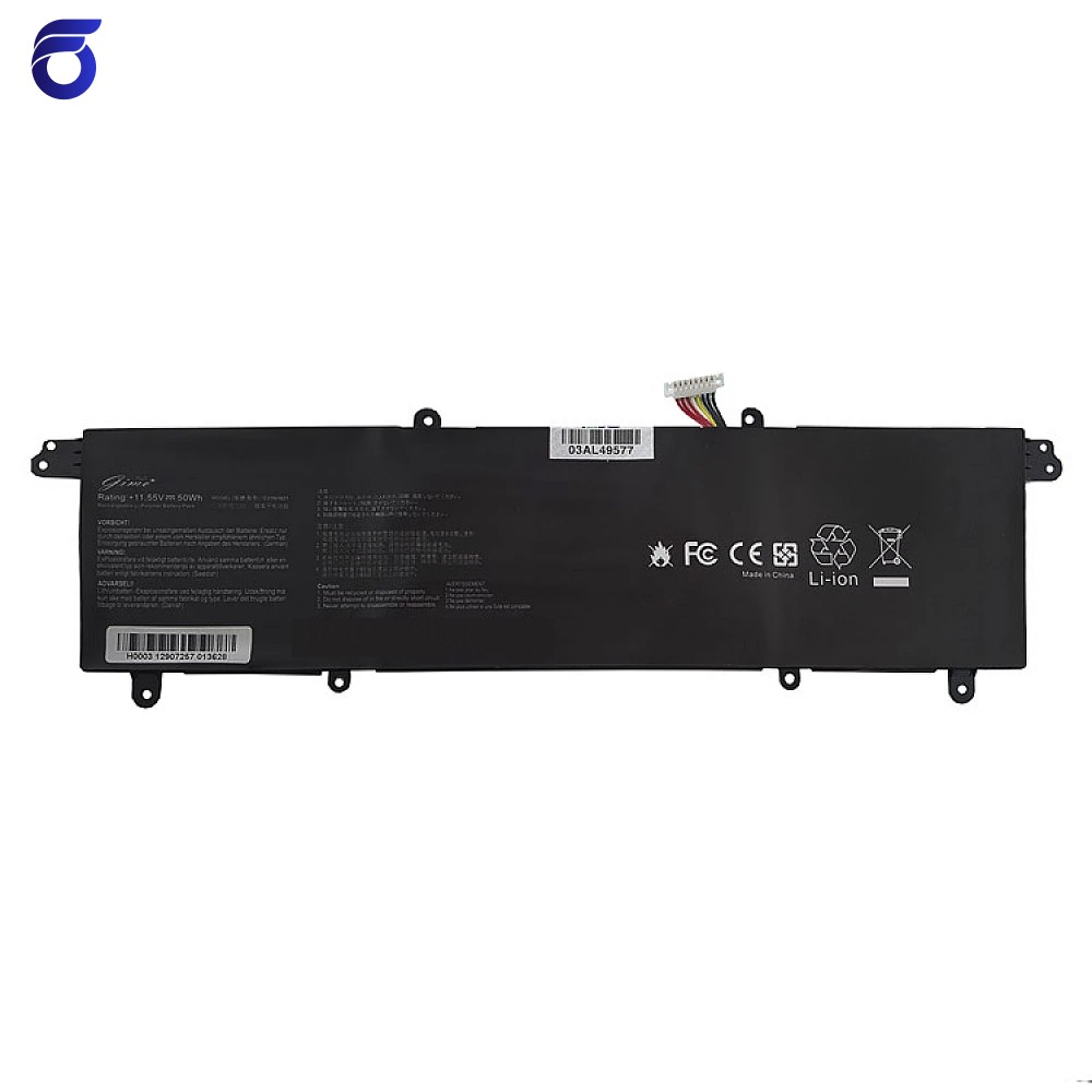 باتری لپ تاپ ایسوس ZebBook S13 UX392_C31N1821 Gimo Plus مشکی-داخلی-50 وات ساعت