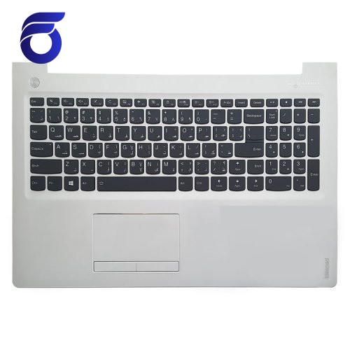 کیبورد لپ تاپ لنوو Ideapad IP510 مشکی با قاب C نقره ای