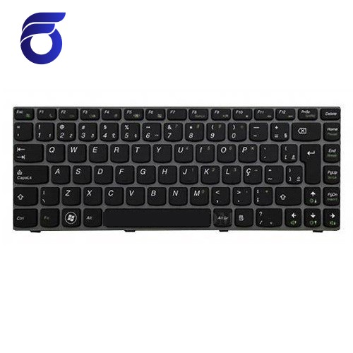 کیبورد لپ تاپ لنوو IdeaPad Z460 مشکی-با فریم نوک مدادی