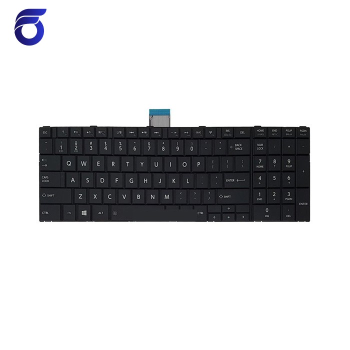 کیبورد لپ تاپ توشیبا Satellite C850 مشکی