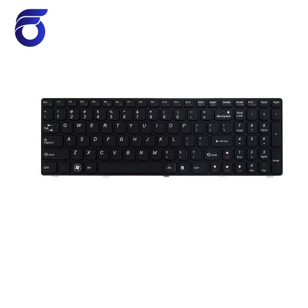 کیبورد لپ تاپ لنوو IdeaPad B570 مشکی-با فریم