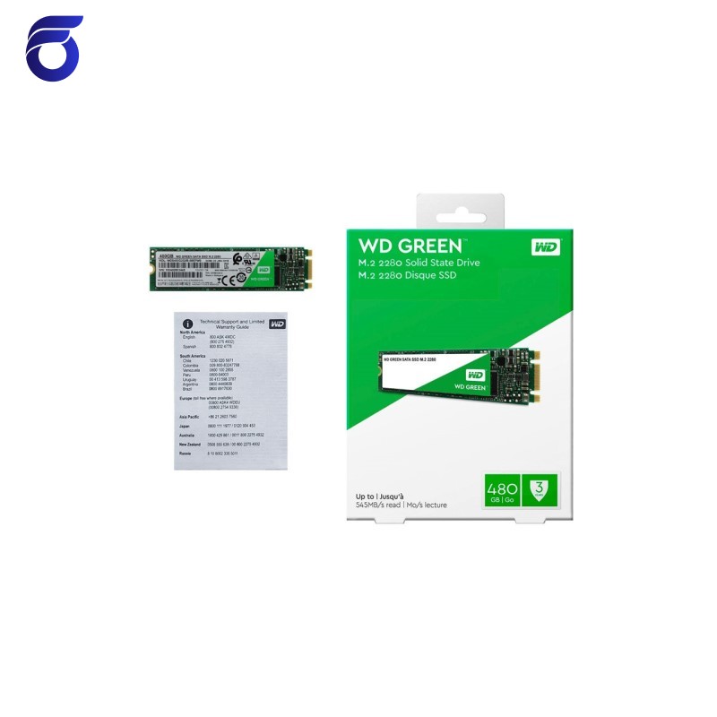 حافظه SSD وسترن دیجیتال مدل WD GREEN WDS480G2G0B M.2 2280 480GB