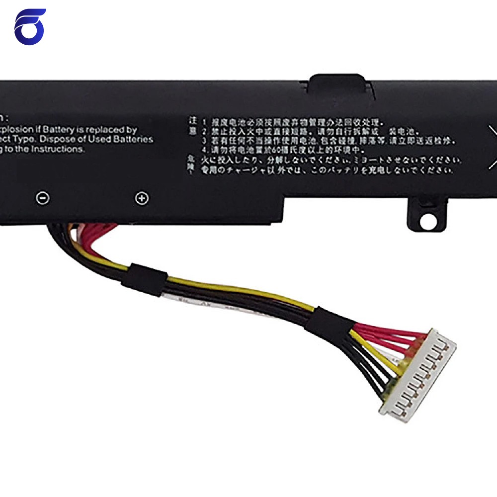 باتری لپ تاپ ایسوس Battery Asus X550 4Cell مشکی-داخلی 2000 میلی آمپر ساعت