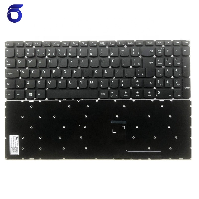 کیبورد لپ تاپ لنوو Ideapad 310-15_510-15 مشکی-اینتر کوچک بدون فریم