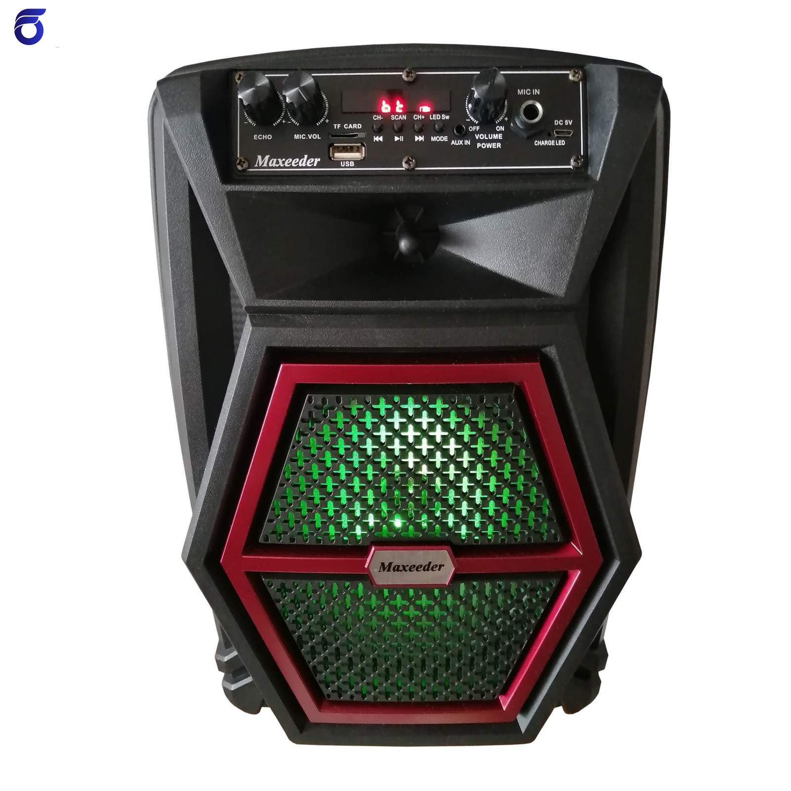 پخش کننده خانگی قابل حمل مکسیدر مدل MX-ES 1081 به همراه میکروفون KC803