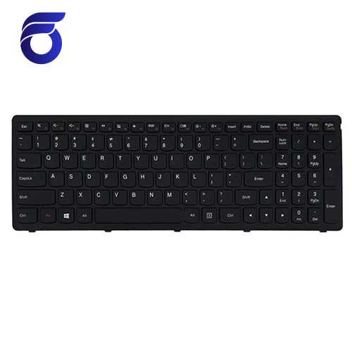کیبورد لپ تاپ لنوو IdeaPad Z510 مشکی-با فریم